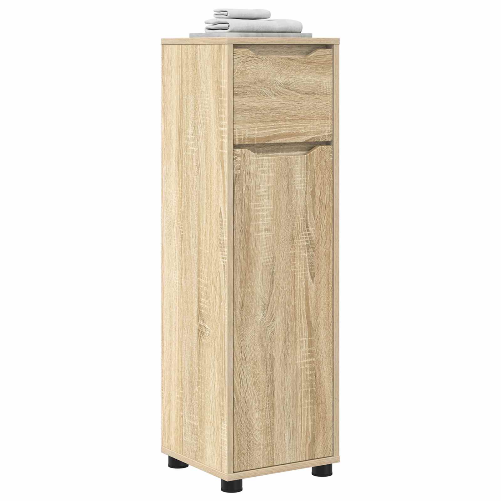 Koupelnová Skříň Sonoma Dub 30,5 X 30 X 101 Cm Kompozitní Dřevo