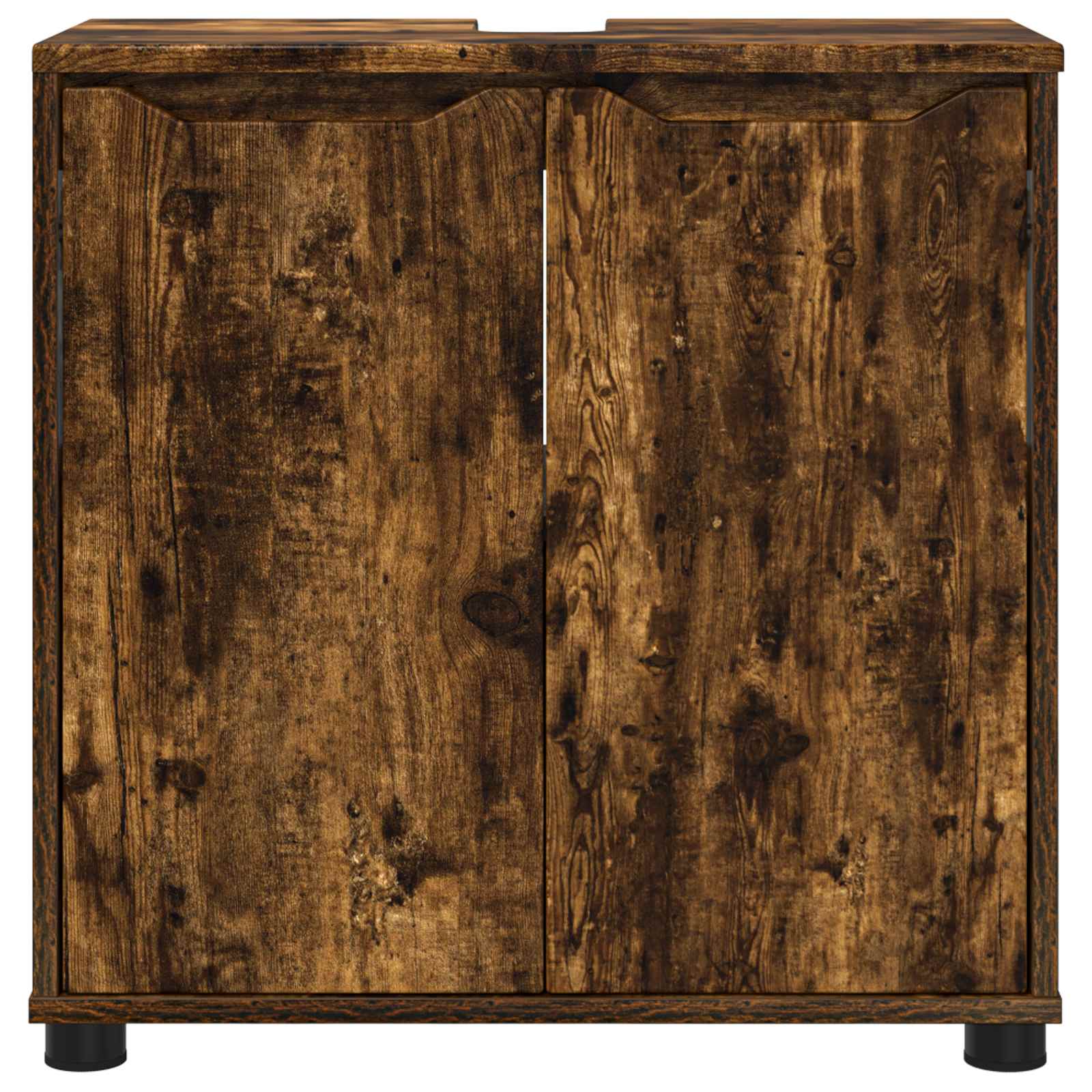 Koupelnová Skříň Pod Umyvadlo Kouřový Dub 60 X 30 X 60 Cm
