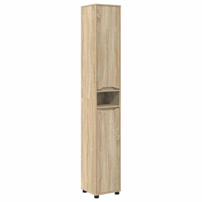 Koupelnová Skříň Sonoma Dub 30,5 X 30 X 195 Cm Kompozitní Dřevo