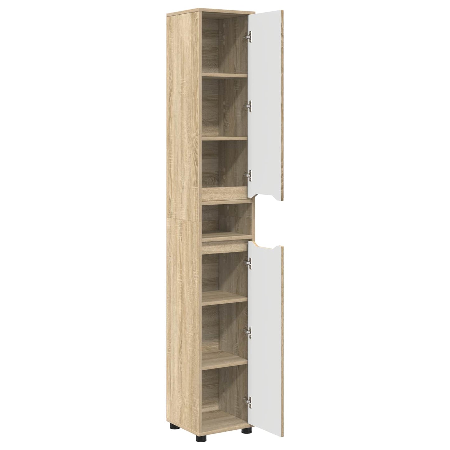 Koupelnová Skříň Sonoma Dub 30,5 X 30 X 195 Cm Kompozitní Dřevo