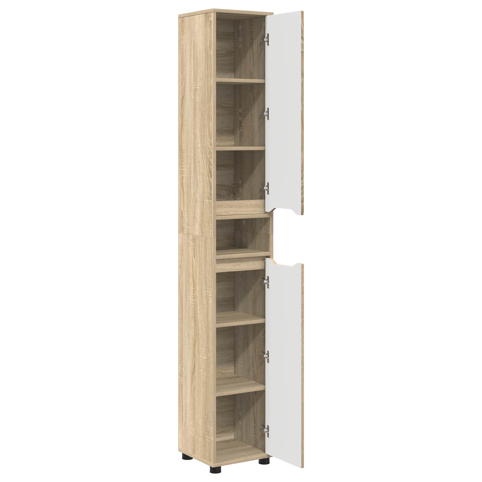 Koupelnová Skříň Sonoma Dub 30,5 X 30 X 195 Cm Kompozitní Dřevo