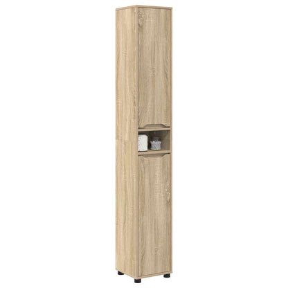 Koupelnová Skříň Sonoma Dub 30,5 X 30 X 195 Cm Kompozitní Dřevo