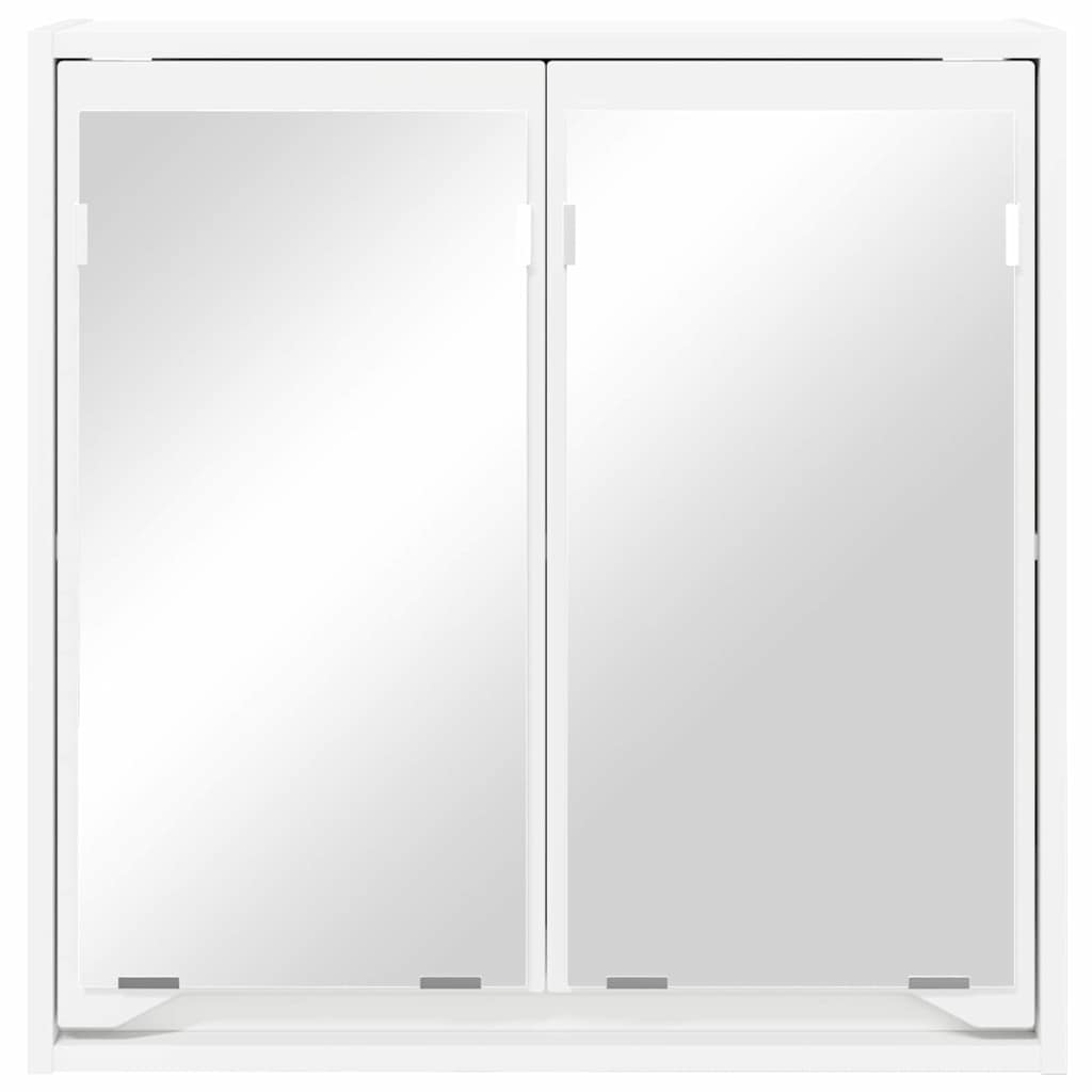 Koupelnová Zrcadlová Skříň Bílá 60 X 20 X 60 Cm
