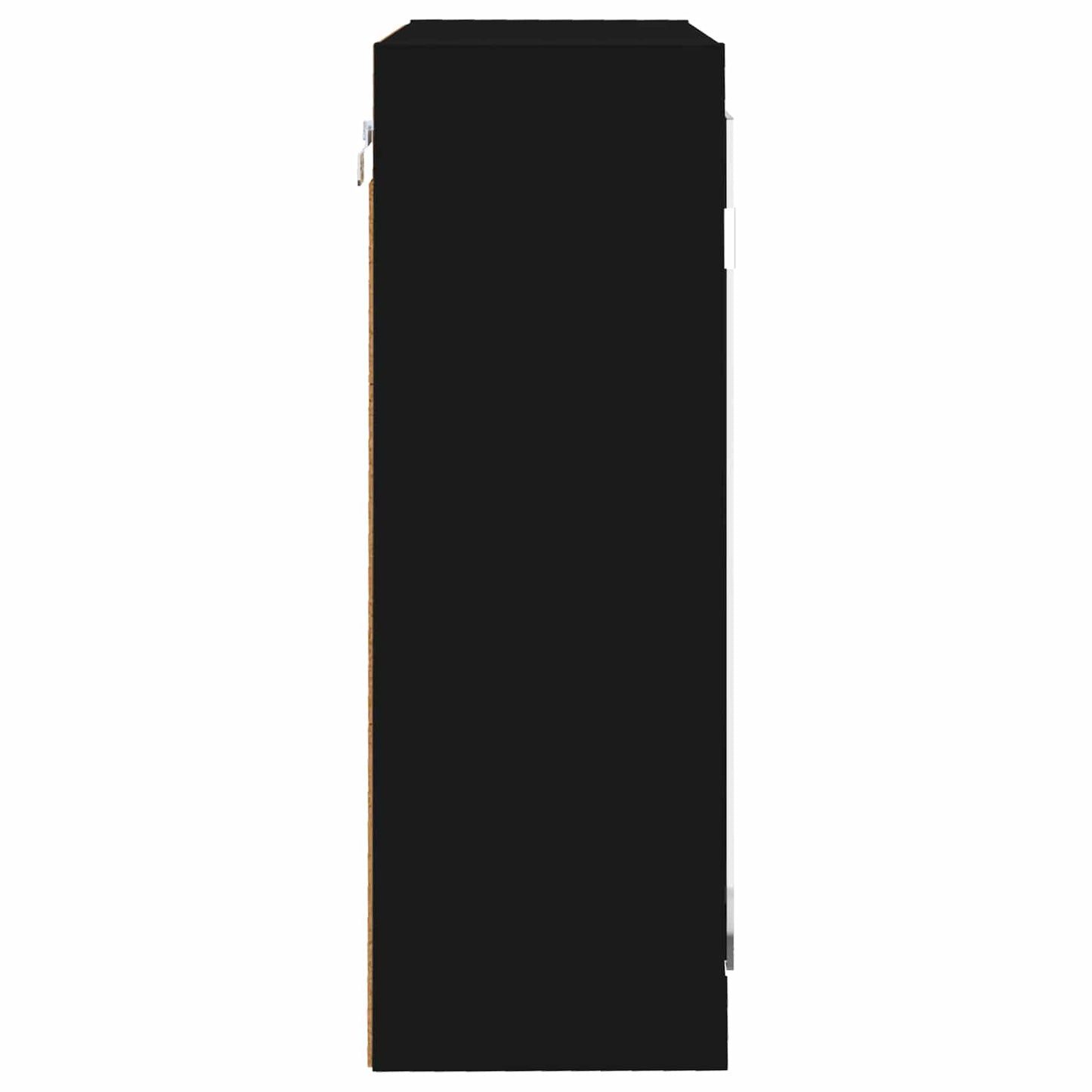 Koupelnová Zrcadlová Skříň Černá 60 X 20 X 60 Cm