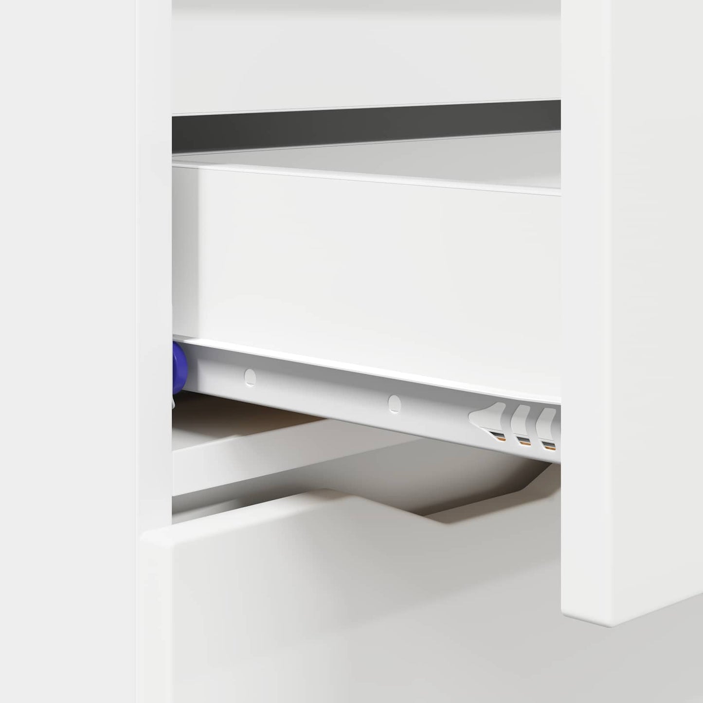 Servírovací Skříň Bílá 100 X 30 X 65,6 Kompozitní Dřevo