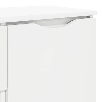 Servírovací Skříň Bílá 100 X 30 X 65,6 Kompozitní Dřevo