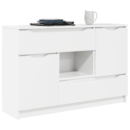 Servírovací Skříň Bílá 100 X 30 X 65,6 Kompozitní Dřevo