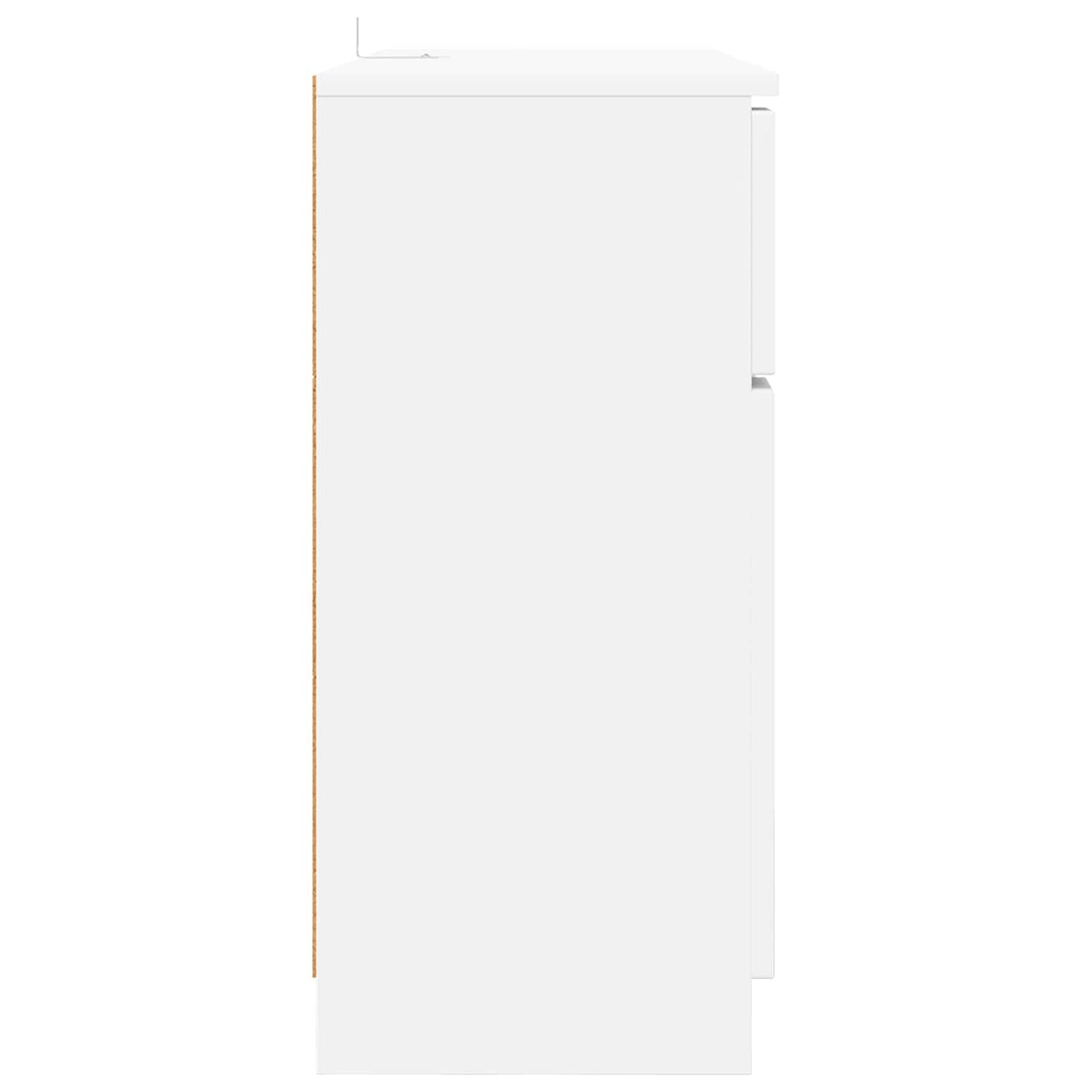 Servírovací Skříň Bílá 100 X 30 X 65,6 Kompozitní Dřevo