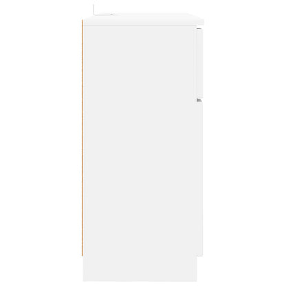 Servírovací Skříň Bílá 100 X 30 X 65,6 Kompozitní Dřevo