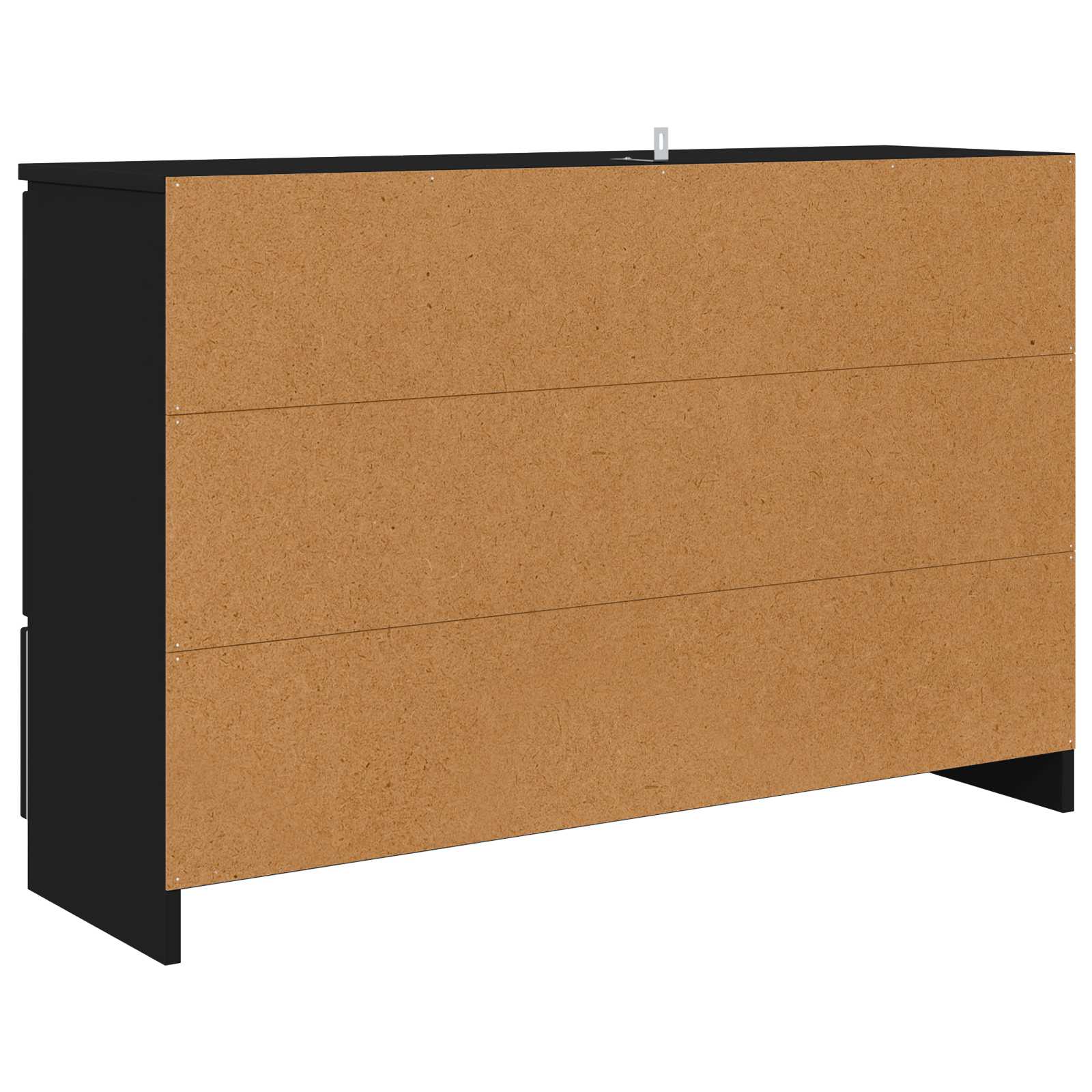 Servírovací Skříň Černá 100 X 30 X 65,6 Kompozitní Dřevo
