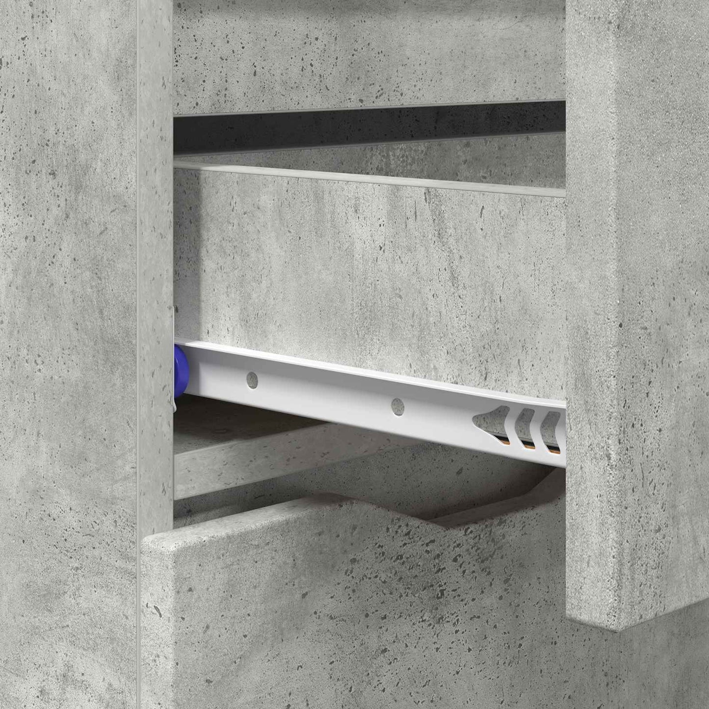 Servírovací Skříň Betonově Šedá 100 X 30 X 65,6