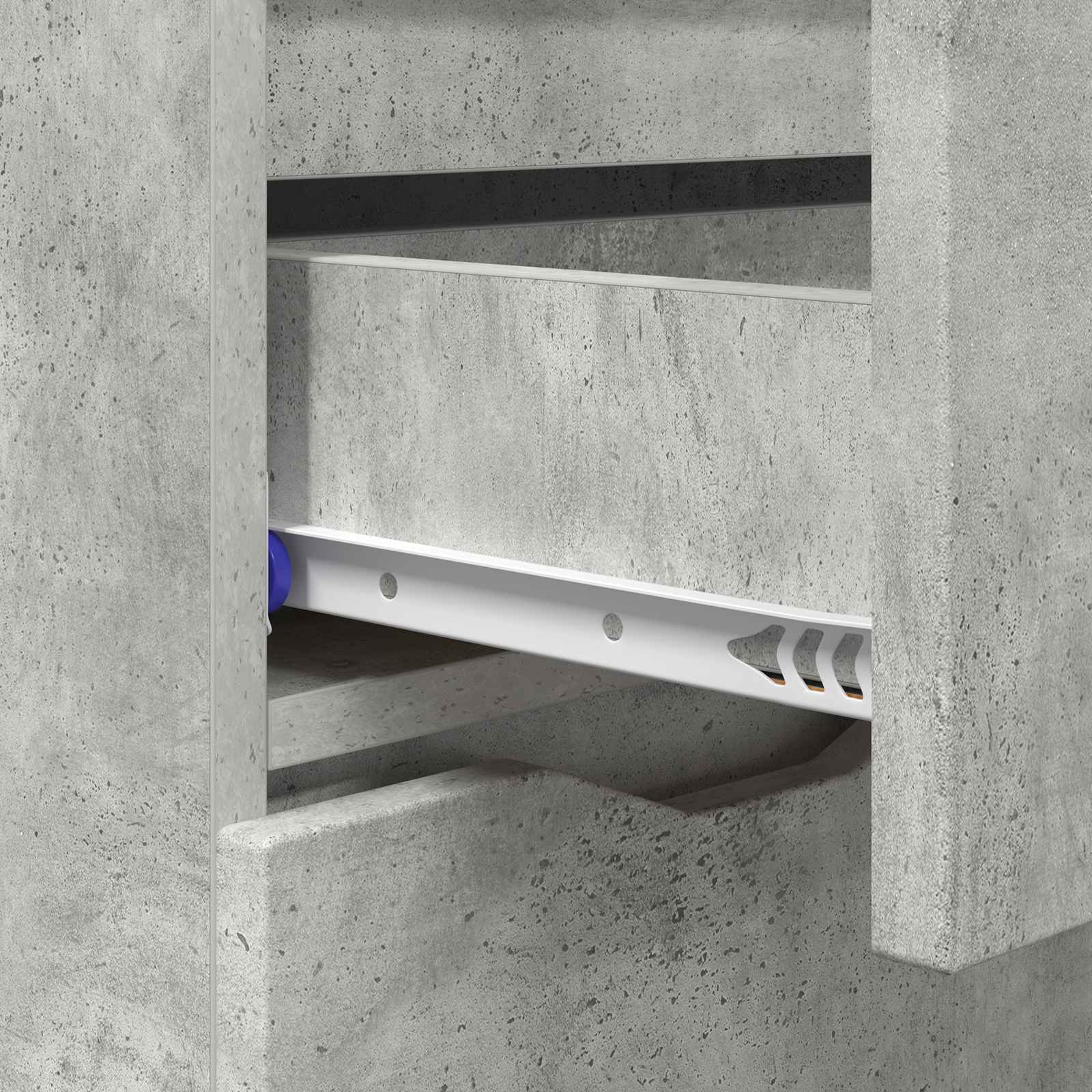 Servírovací Skříň Betonově Šedá 100 X 30 X 65,6