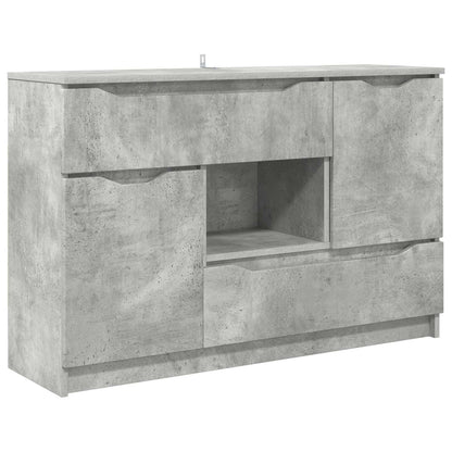 Servírovací Skříň Betonově Šedá 100 X 30 X 65,6