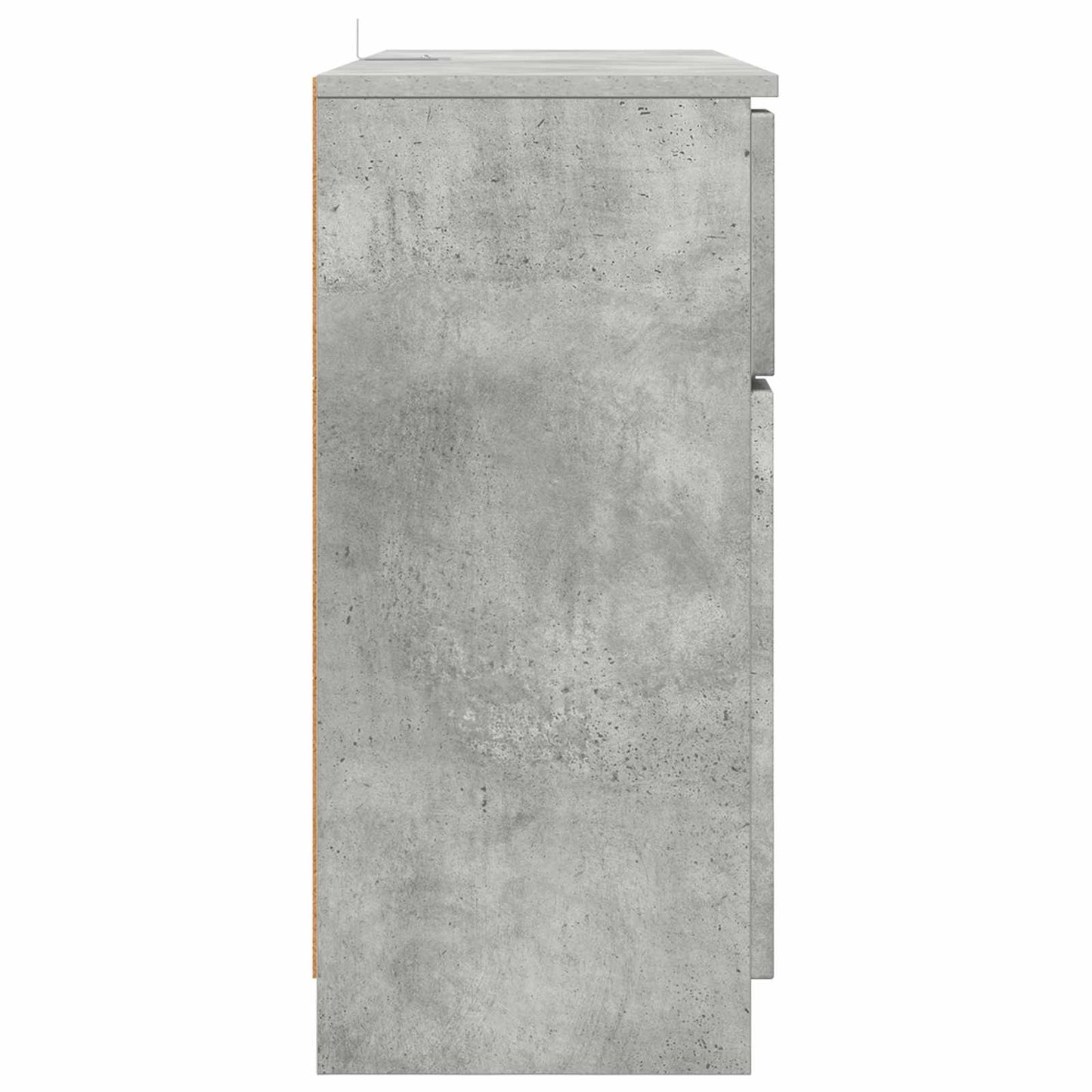 Servírovací Skříň Betonově Šedá 100 X 30 X 65,6