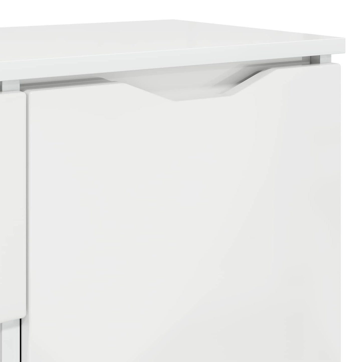 Servírovací Skříň Vysoce Lesklá Bílá 100 X 30 X 65,6