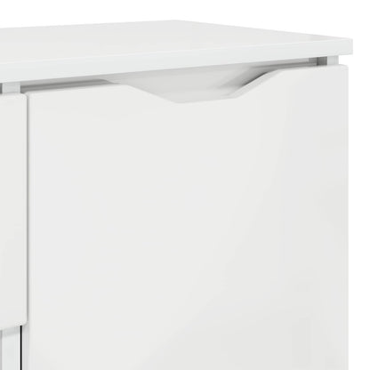 Servírovací Skříň Vysoce Lesklá Bílá 100 X 30 X 65,6