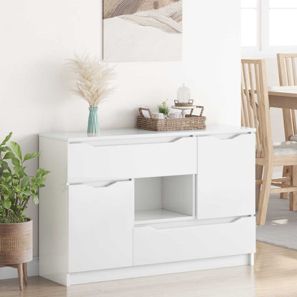 Servírovací Skříň Vysoce Lesklá Bílá 100 X 30 X 65,6