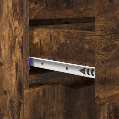 Servírovací Skříň Kouřový Dub 100 X 30 X 65,6 Kompozitní Dřevo