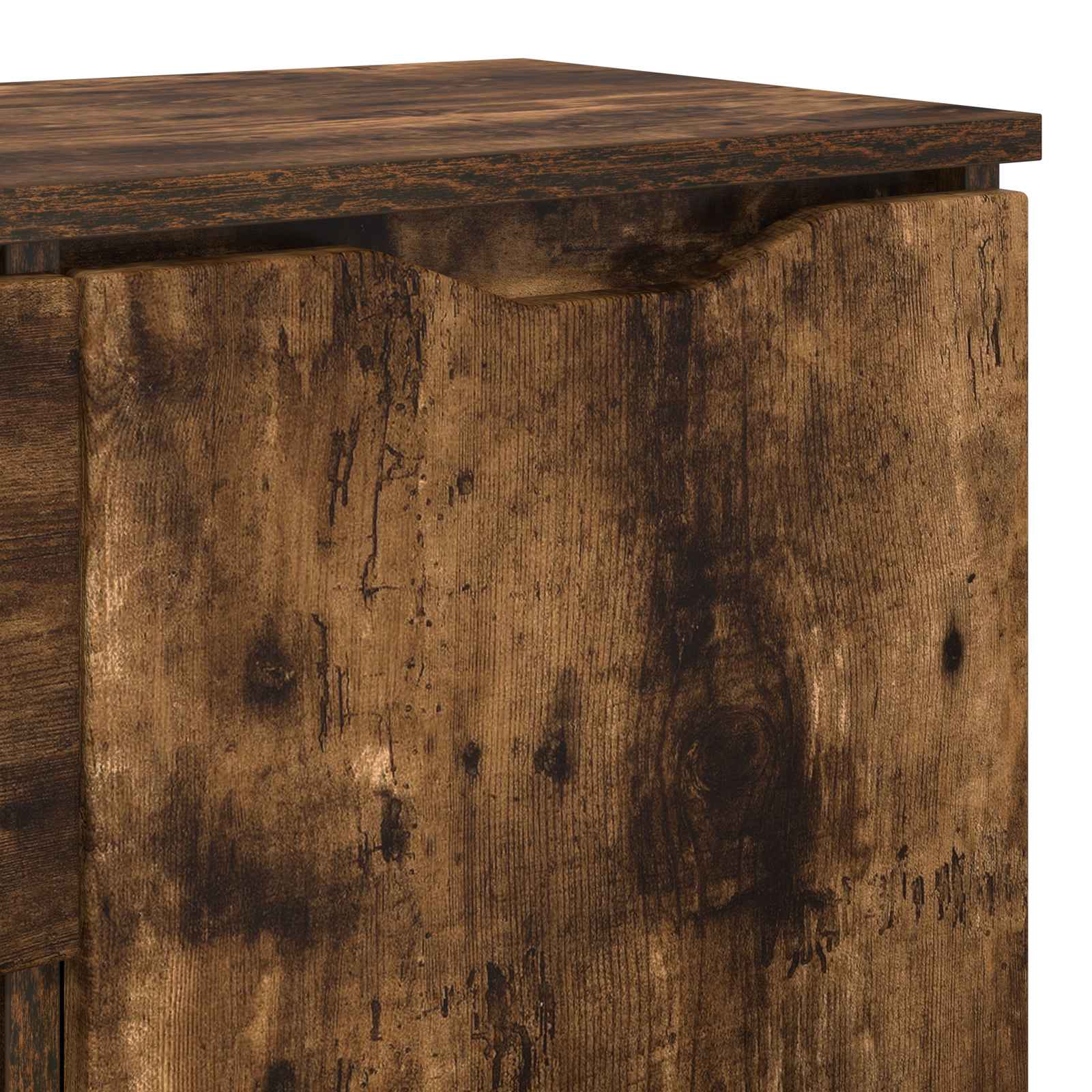 Servírovací Skříň Kouřový Dub 100 X 30 X 65,6 Kompozitní Dřevo