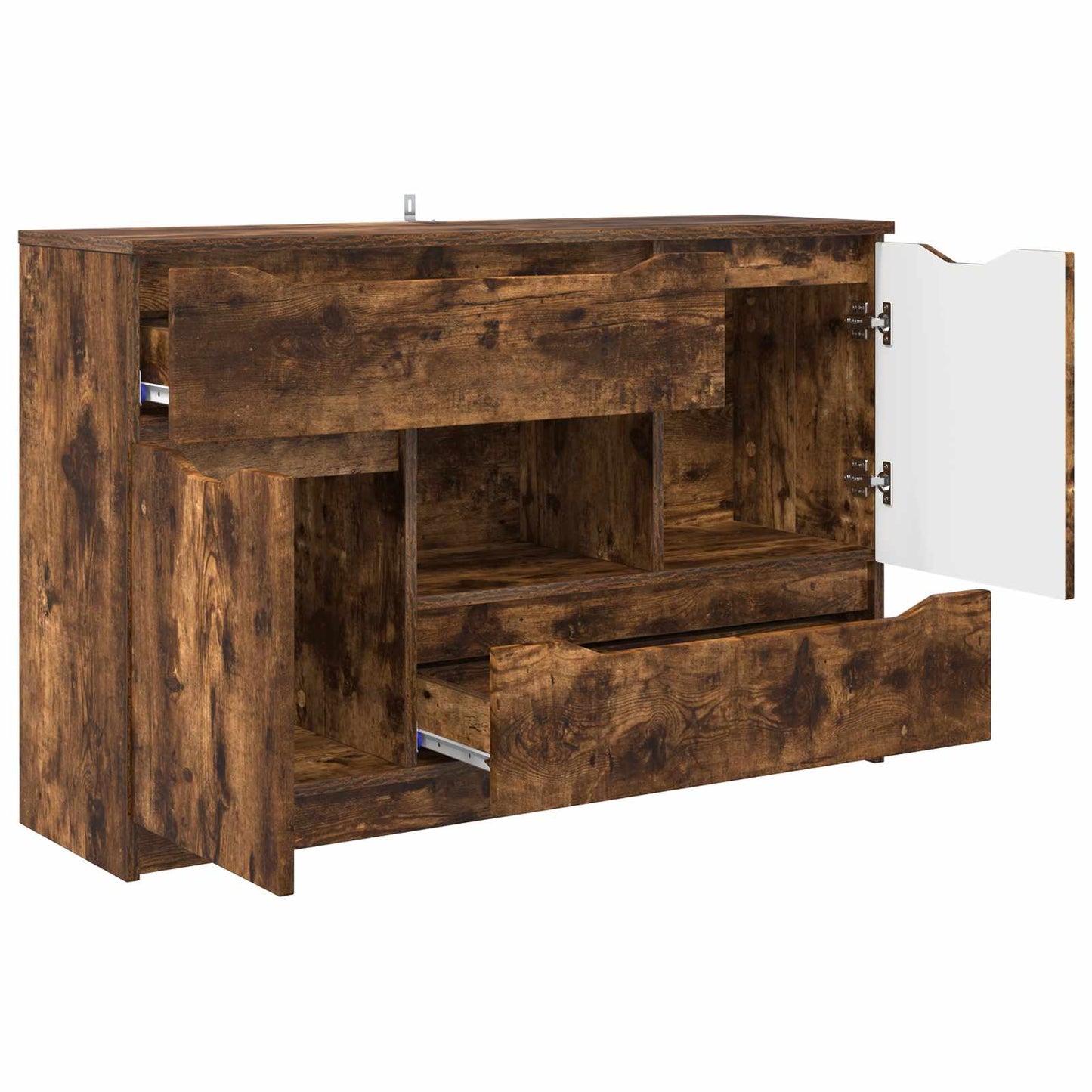 Servírovací Skříň Kouřový Dub 100 X 30 X 65,6 Kompozitní Dřevo