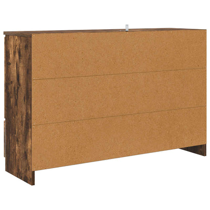 Servírovací Skříň Kouřový Dub 100 X 30 X 65,6 Kompozitní Dřevo
