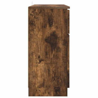Servírovací Skříň Kouřový Dub 100 X 30 X 65,6 Kompozitní Dřevo