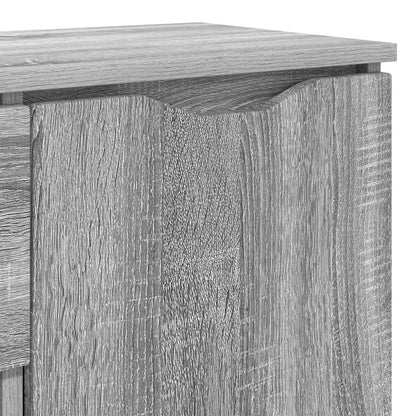 Servírovací Skříň Šedá Sonoma 100 X 30 X 65,6 Kompozitní Dřevo
