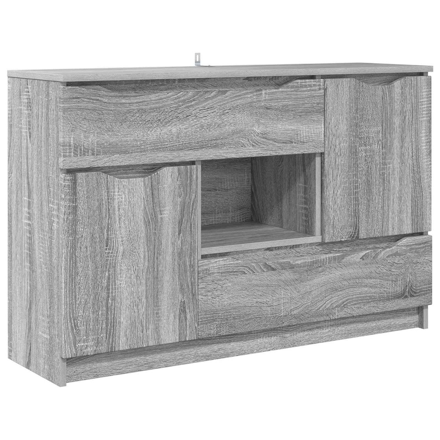 Servírovací Skříň Šedá Sonoma 100 X 30 X 65,6 Kompozitní Dřevo