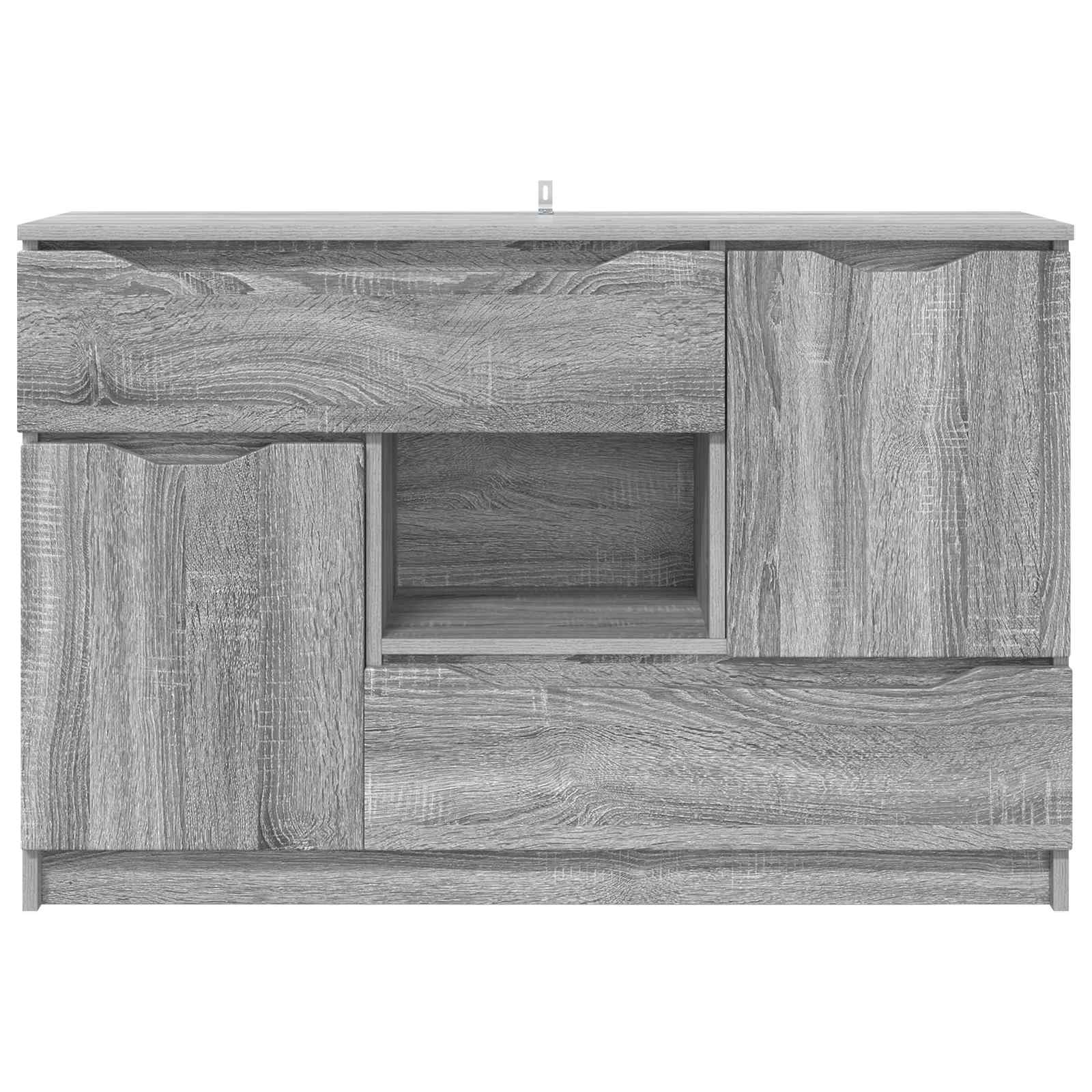 Servírovací Skříň Šedá Sonoma 100 X 30 X 65,6 Kompozitní Dřevo