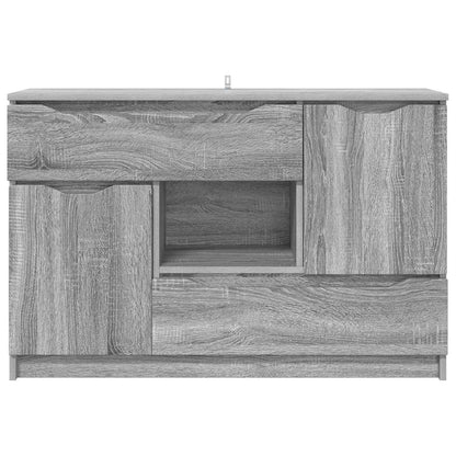 Servírovací Skříň Šedá Sonoma 100 X 30 X 65,6 Kompozitní Dřevo