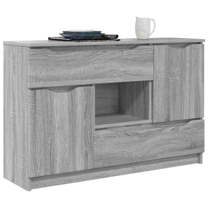 Servírovací Skříň Šedá Sonoma 100 X 30 X 65,6 Kompozitní Dřevo