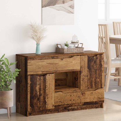 Servírovací Skříň Staré Dřevo 100 X 30 X 65,6 Kompozitní Dřevo