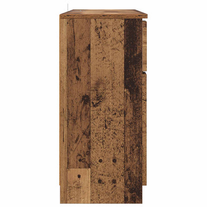 Servírovací Skříň Staré Dřevo 100 X 30 X 65,6 Kompozitní Dřevo