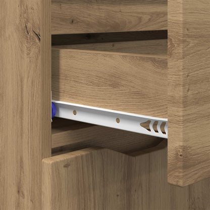 Servírovací Skříň Artisanový Dub 100 X 30 X 65,6