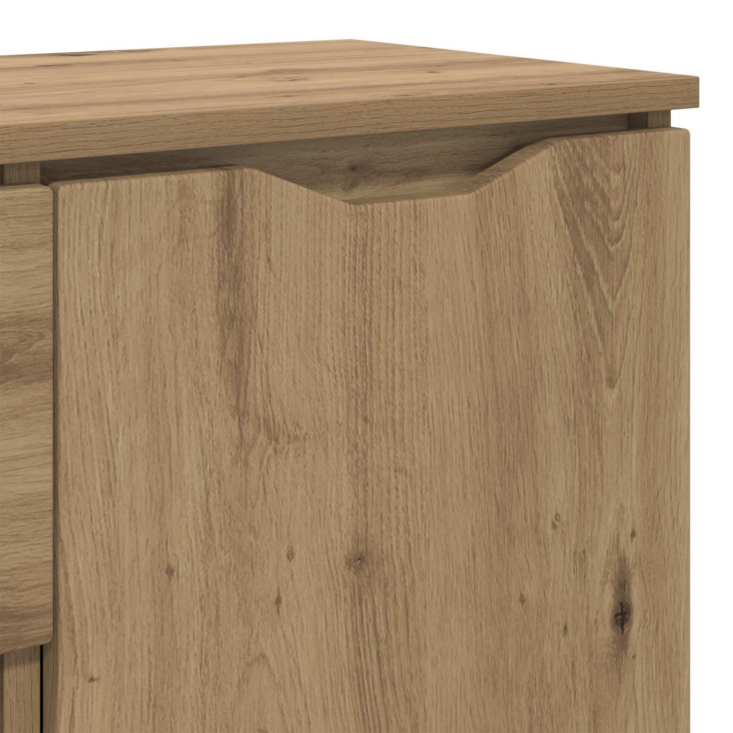 Servírovací Skříň Artisanový Dub 100 X 30 X 65,6