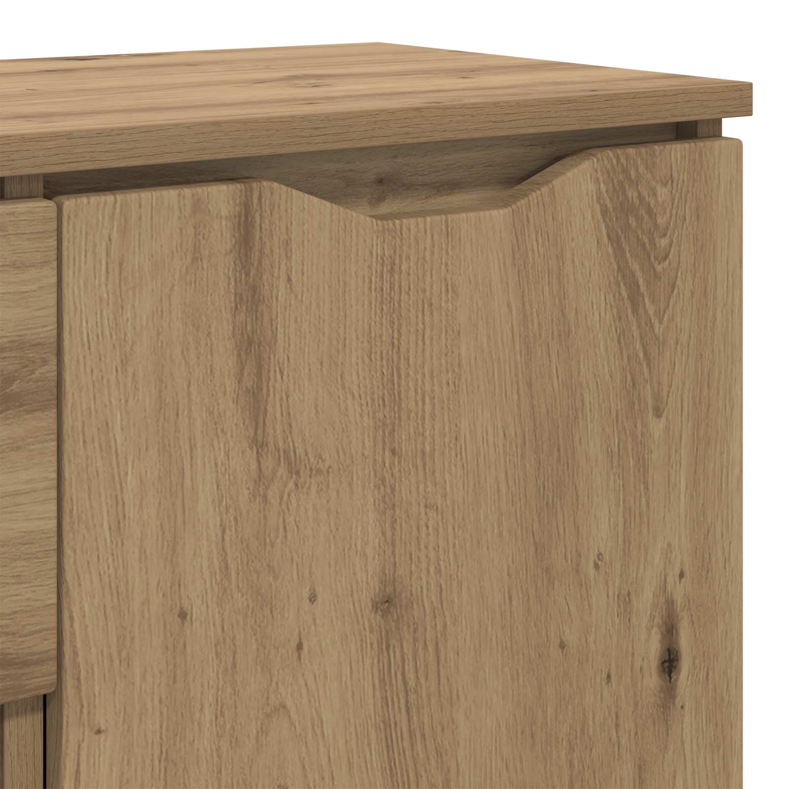 Servírovací Skříň Artisanový Dub 100 X 30 X 65,6