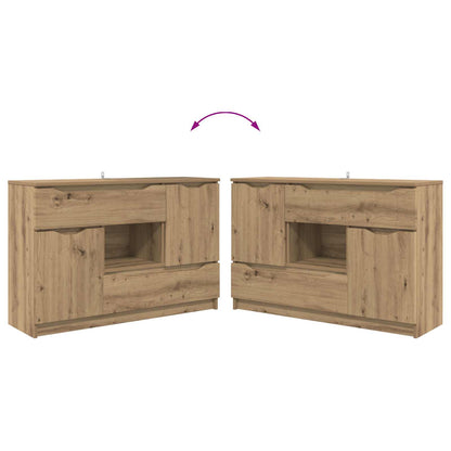 Servírovací Skříň Artisanový Dub 100 X 30 X 65,6