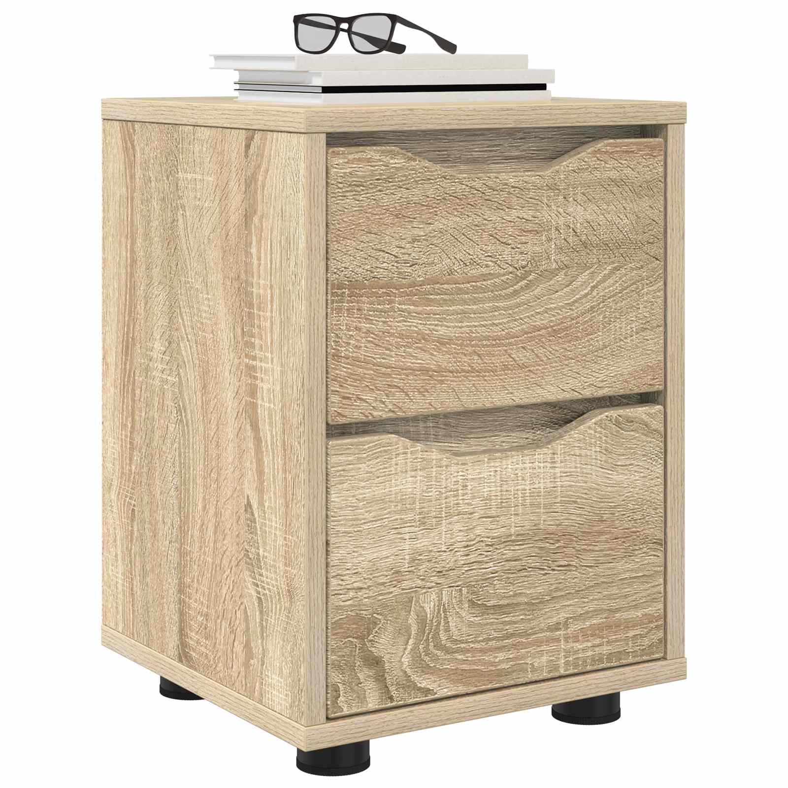 Noční Stolek Sonoma Dub 30,5 X 30 X 43 Cm Kompozitní Dřevo
