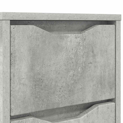 Noční Stolky 2 Ks Betonově Šedá 30,5 X 30 X 43 Cm