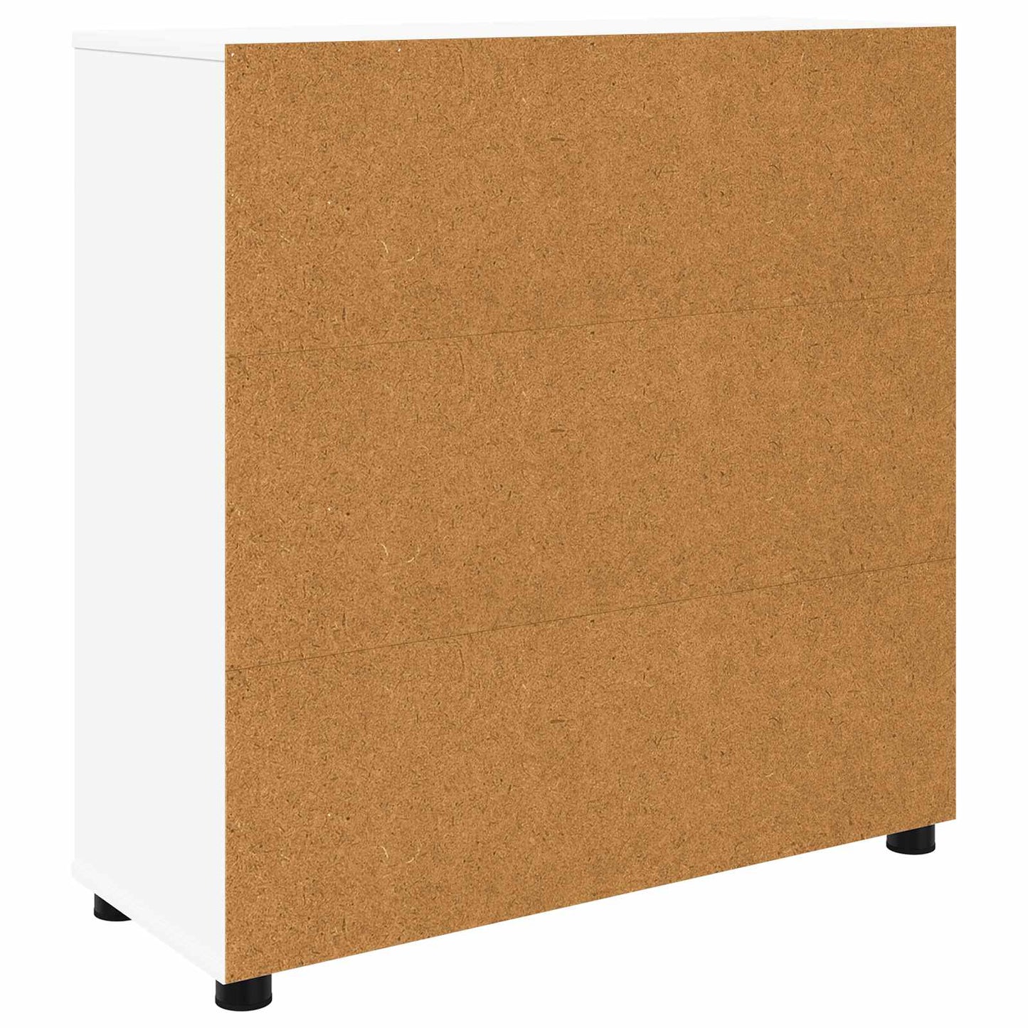 Úložná Skříňka 80 X 31 X 81 Cm Kompozitní Dřevo Bílá