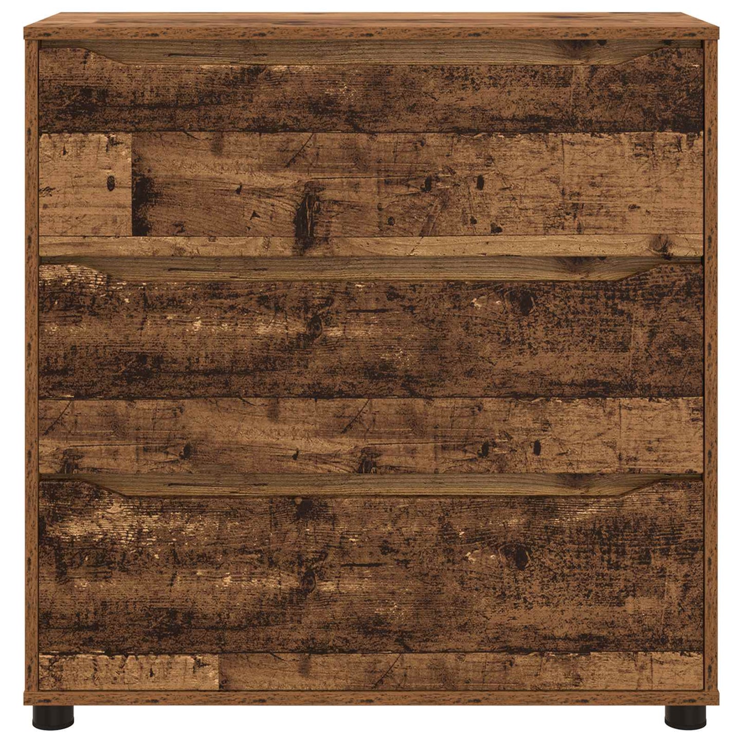 Úložná Skříňka 80 X 31 X 81 Cm Kompozitní Dřevo Staré Dřevo