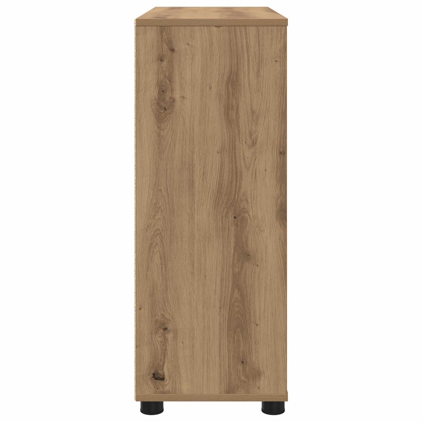Úložná Skříňka 80 X 31 X 81 Cm Kompozitní Dřevo Artisanový Dub