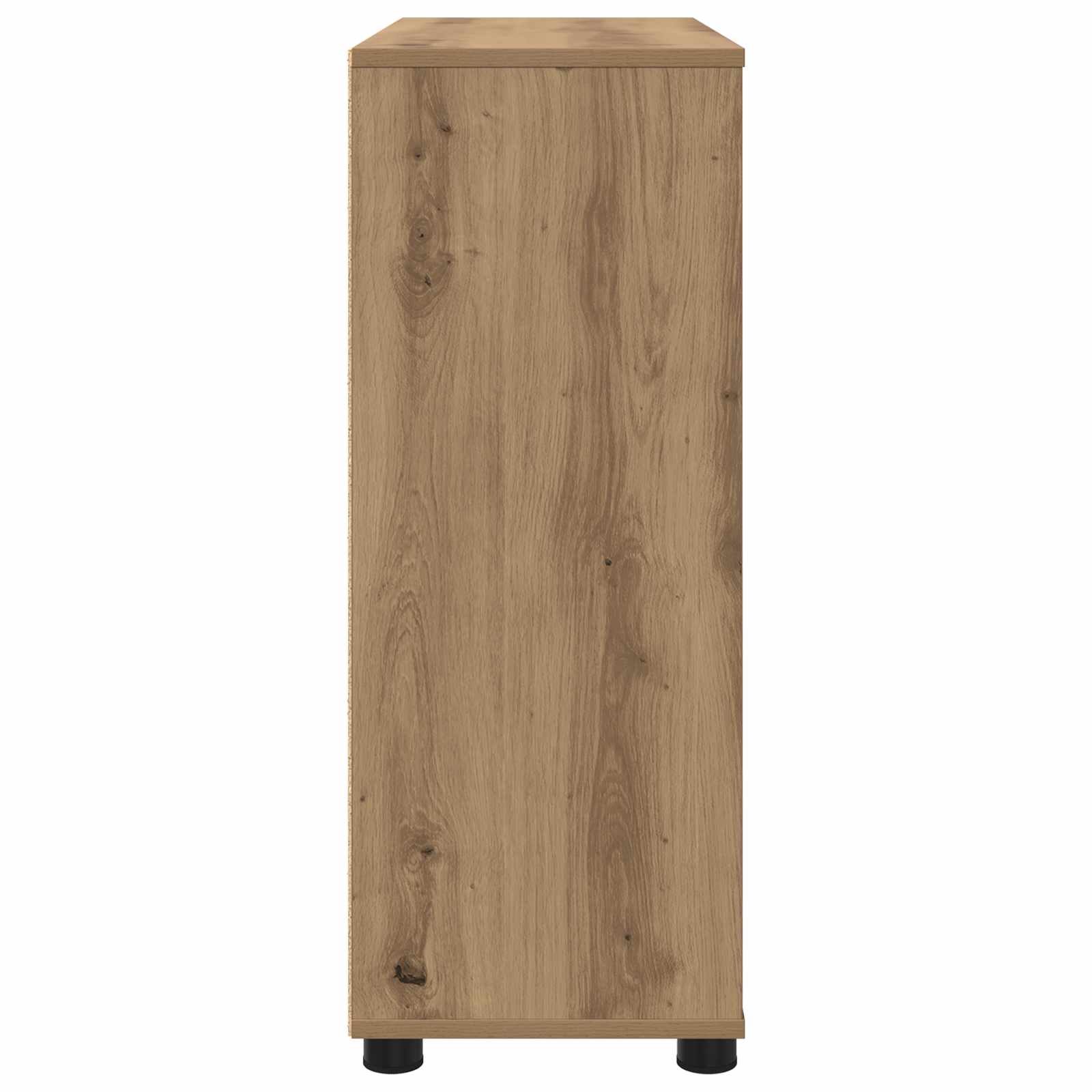 Úložná Skříňka 80 X 31 X 81 Cm Kompozitní Dřevo Artisanový Dub