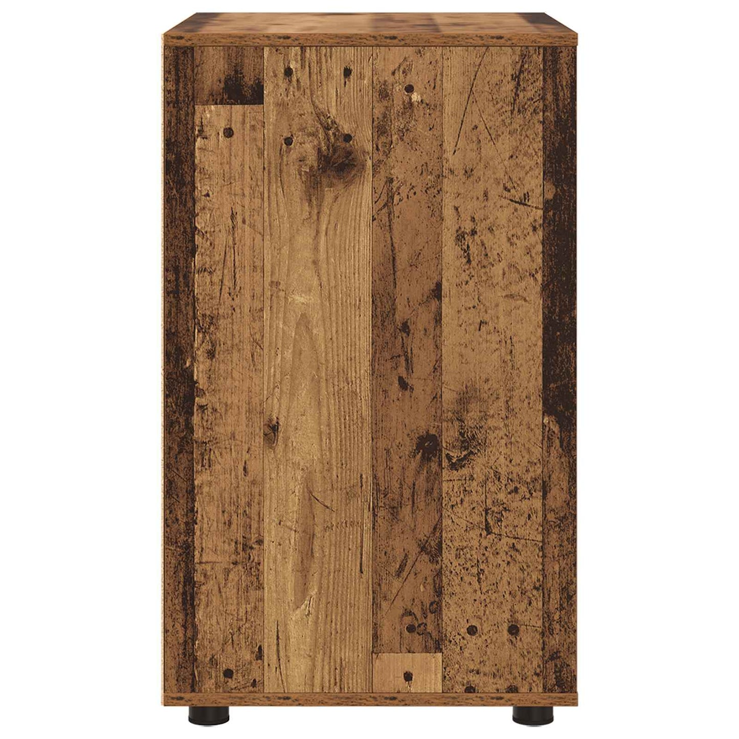 Úložná Skříňka 60 X 48 X 81 Cm Kompozitní Dřevo Staré Dřevo