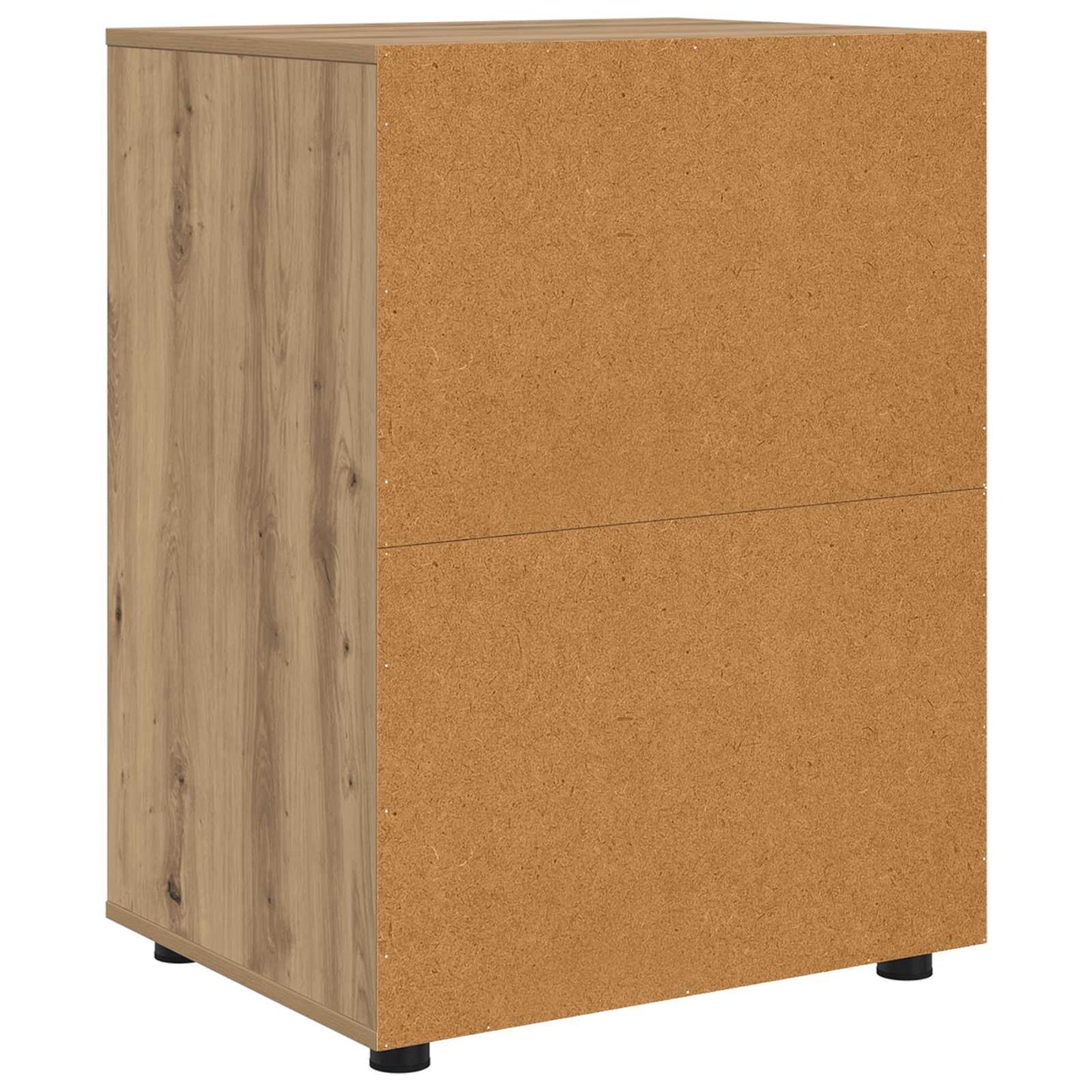 Úložná Skříňka 60 X 48 X 81 Cm Kompozitní Dřevo Artisanový Dub