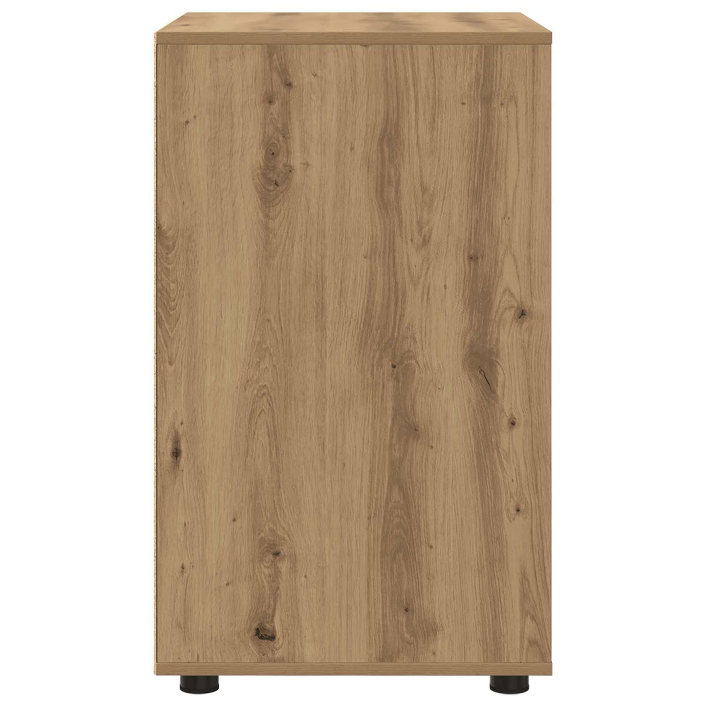 Úložná Skříňka 60 X 48 X 81 Cm Kompozitní Dřevo Artisanový Dub