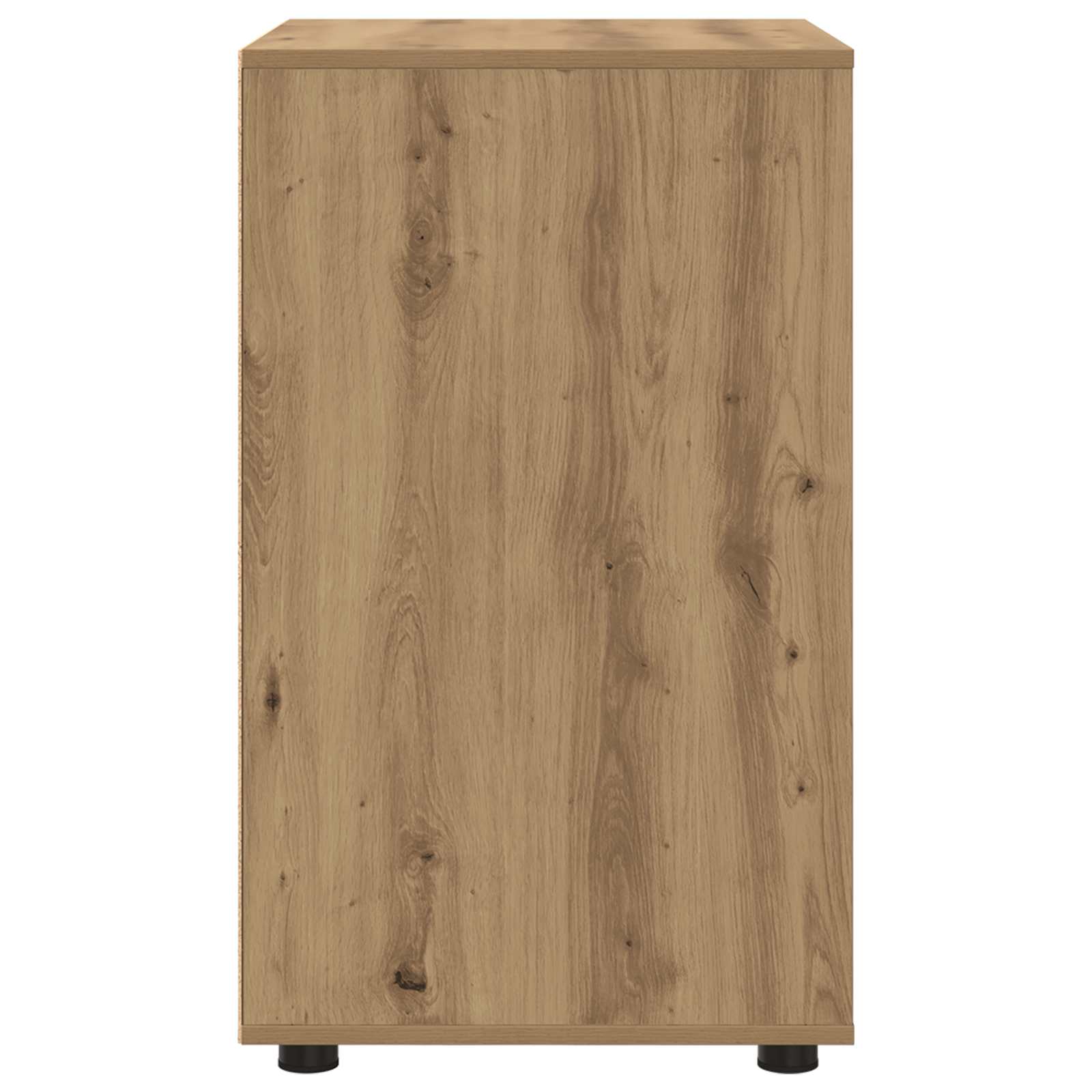 Úložná Skříňka 60 X 48 X 81 Cm Kompozitní Dřevo Artisanový Dub