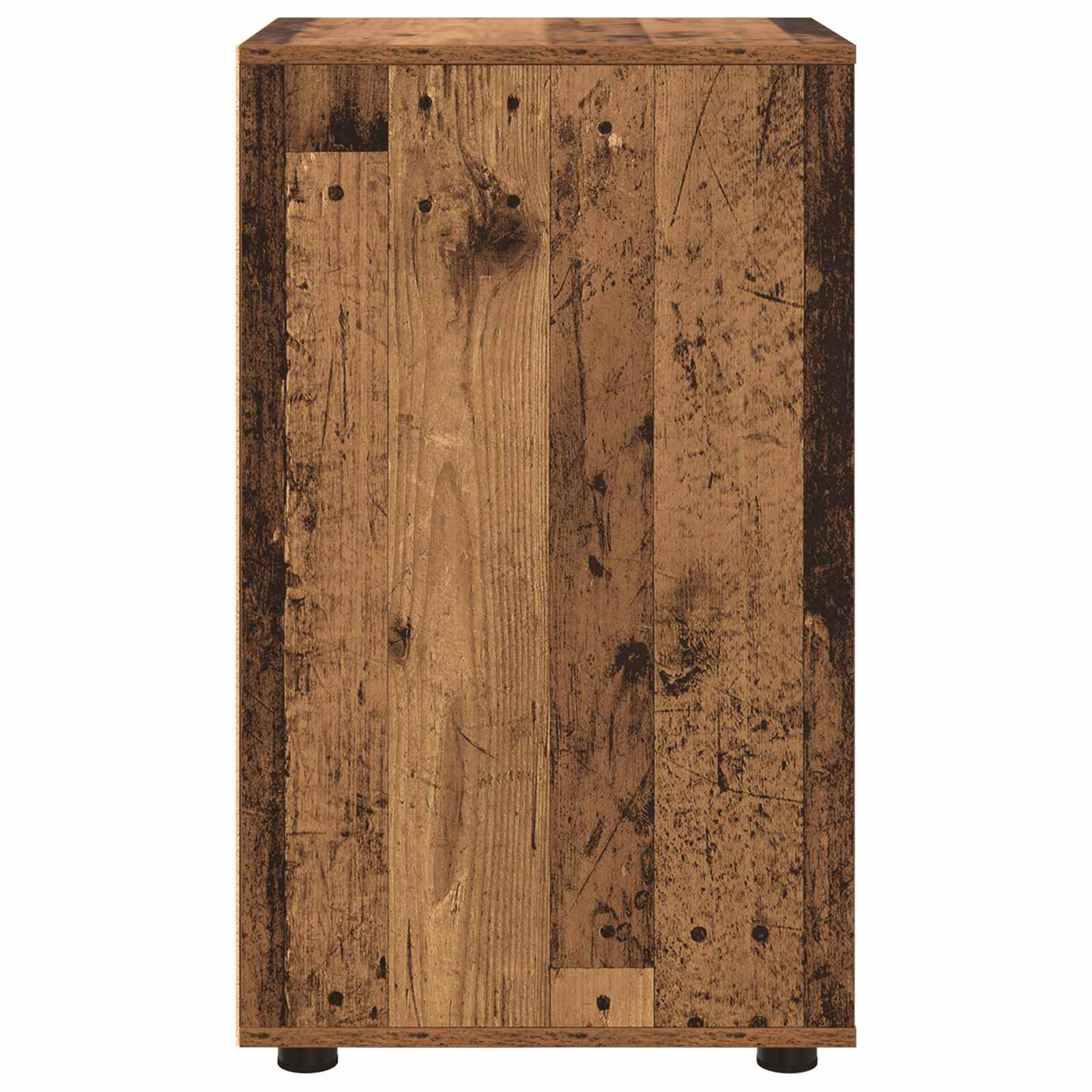 Úložná Skříňka 40 X 48 X 81 Cm Kompozitní Dřevo Staré Dřevo