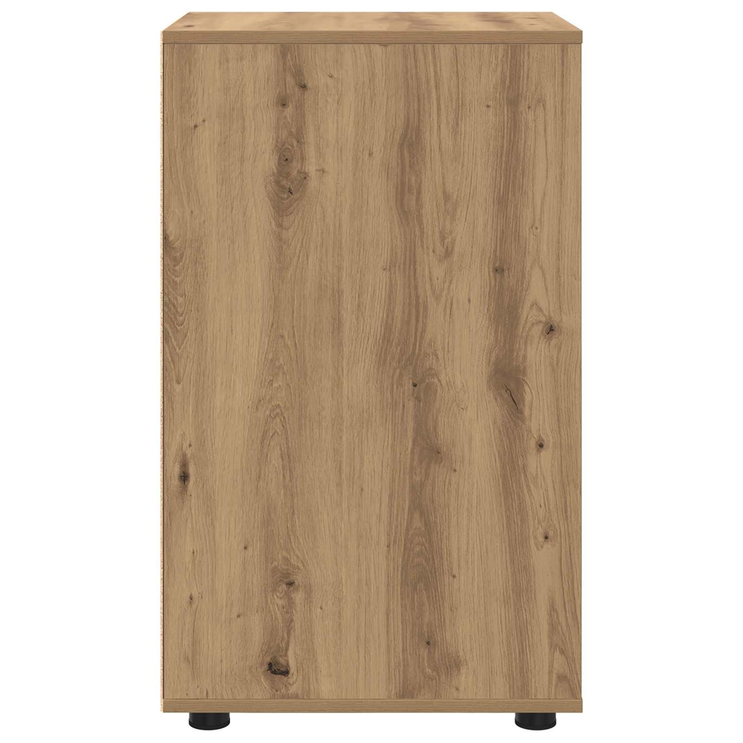 Úložná Skříňka 40 X 48 X 81 Cm Kompozitní Dřevo Artisanový Dub