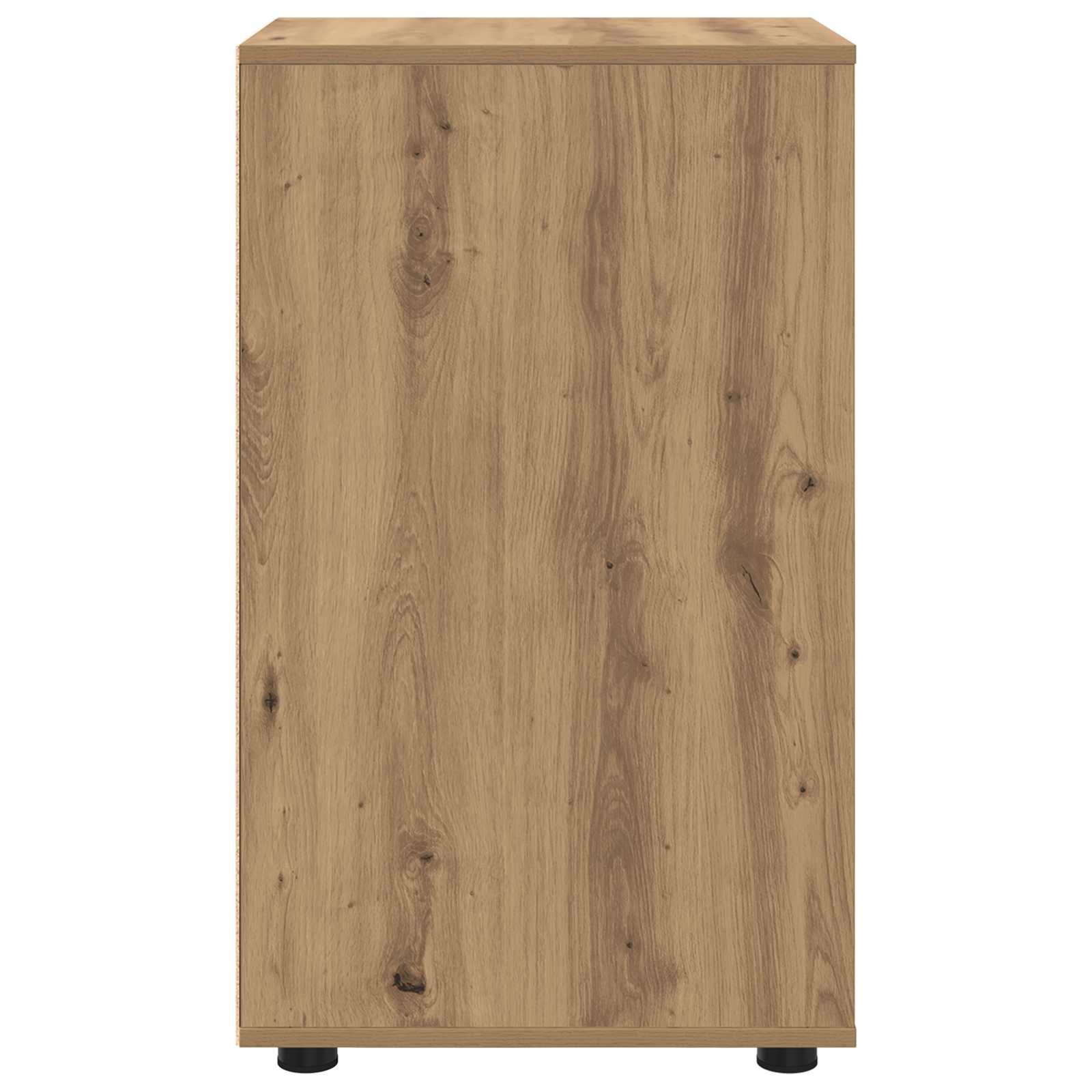 Úložná Skříňka 40 X 48 X 81 Cm Kompozitní Dřevo Artisanový Dub